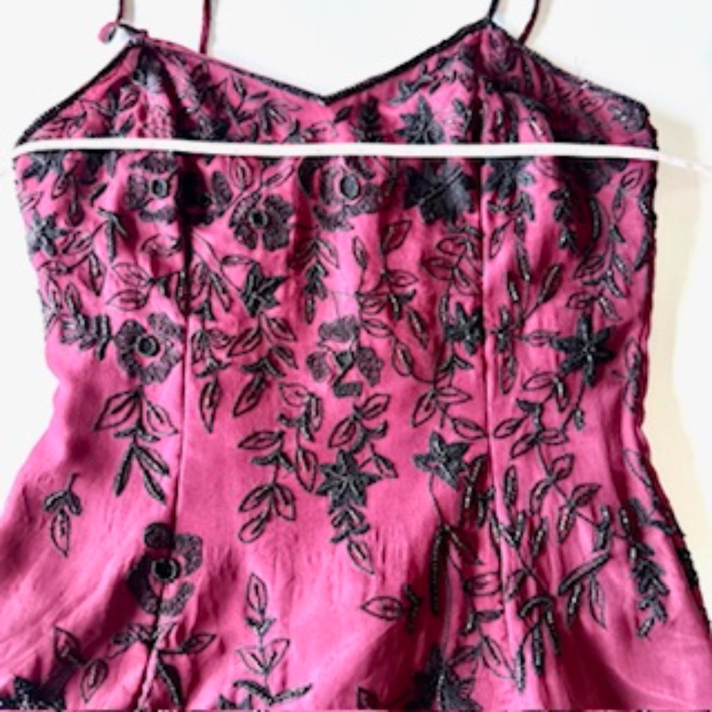 Silk Rhinestone Gown - Picture 10 of 16